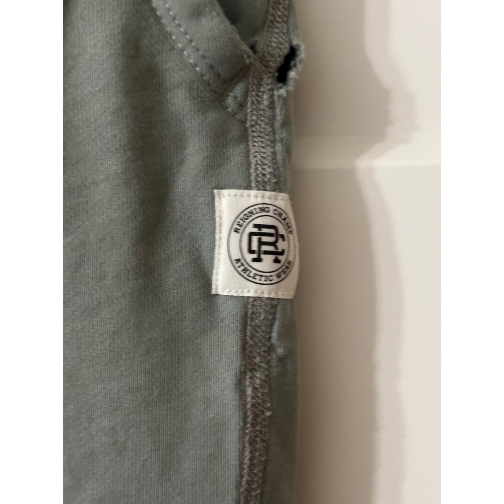 Reigning Champ x Union NYC Athletic Wear Sweatpants M Sage Green Distressed - Picture 2 of 11